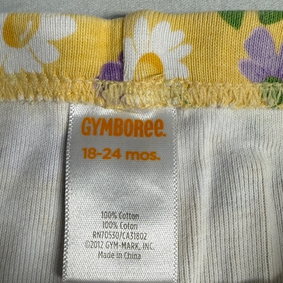 Gymboree Teal and Yellow Striped Top and matching pants - Picture 7 of 7